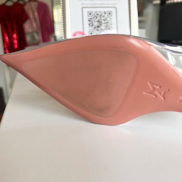 Amina Muaddi Transparent PVC heels - Picture 5 of 8